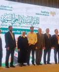 مجموعة طلاب الجامعة العربية الدولية و عدد من أعضاء الهيئة التعليمية في كلية الصيدلة تشارك  في الملتقى الصيدلاني العلمي السوري