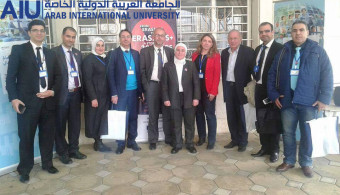 مشاركة وفد الجامعة العربية الدولية في الاجتماع الأول لبعثة المساعدة الفنية