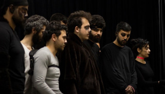 Presenting the final exam for the first semester for the students of Theater Arts Department and Film Directing - Acting Division