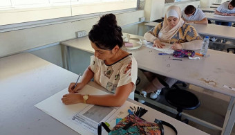 أجواء امتحان القبول الأول للطلاب الجدد المتقدمين للالتحاق بكلية الهندسة 