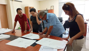 أجواء امتحان القبول الأول للطلاب الجدد المتقدمين للالتحاق بكلية  الفنون