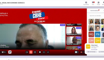 Remarkable Participation of the Arab International University in the CBHE Virtual Fair – Erasmus Plus 2021. 