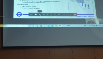 محاضرة بعنوان تخطيط وإدارة شبكة المواصلات في لندن  - استخدام البيانات والنمذجة لتوجيه تخطيط النقل واستراتيجيات إدارة الطلب على السفر