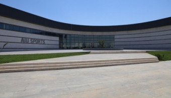 The opening of sports facilities in the Arab International University