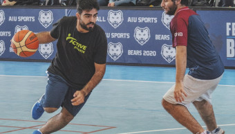 Team Sukiyaki wins the Open Street Basketball of the Arab International University