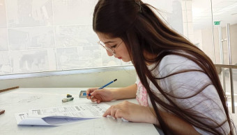 امتحان القبول الثاني للطلاب الجدد المتقدمين للالتحاق بكلية الهندسة المعمارية  للفصل الأول من العام الدراسي 2021 - 2022، الذي جرى اليوم الاثنين بتاريخ 13-09-2021 