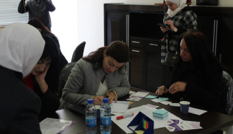 Launching the first training Workshop at E&S Center, AIU 