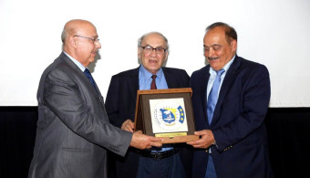 Professor Shahinaz Alousse shares his success story with the students and staff of the Arab International University