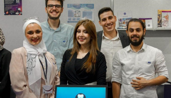 The Faculty of Informatics and Communications Engineering at the Arab International University participated in the Security, Safety and Digital Transformation Exhibition,