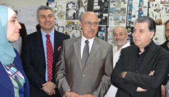 افتتاح معرض أعمال الطلاب بكلية الهندسة المعمارية -الجامعة العربية الدولية 