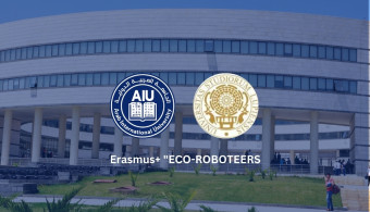طلاب الجامعة العربية الدولية الخاصة يشاركون في برنامج Erasmus+ "ECO-ROBOTEERS" في ليتوانيا
